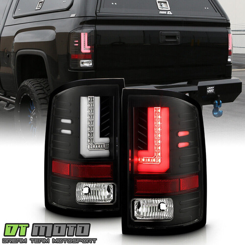 Par Micas Negro Led Gmc Sierra 2500 Hd Denali 2016 6.6l