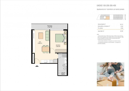 Imagen 10 de 15 de Venta Apartamento 1 Dormitorio C/ Gje (206) En Pocitos, Montevideo. Venta Con Renta
