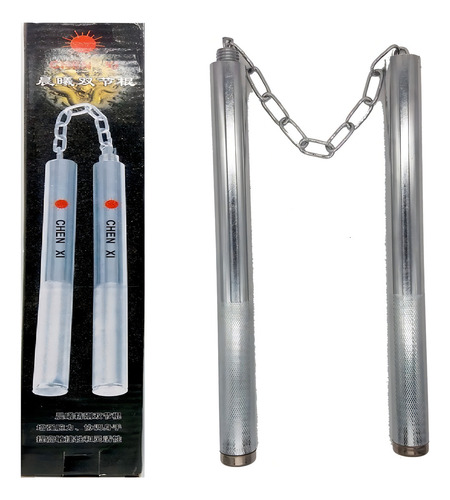 Palo de combate Nunchaku Chaco Ninja y militar de metal