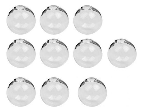 Boo 3x 10 Uds Globo Colgante De De Cristal Medallón 10mm 3mm