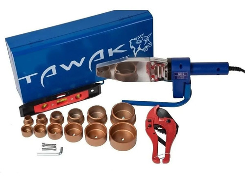 Imagen 1 de 7 de Termofusora 1500w Uso Prof Agua Gas 6 Boq Maletin Tawak Tk15