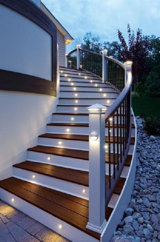 Imagem 7 de 9 de 2 Und. Spot Balizador Led Chao 3w Escada Jardim Deck Movel A