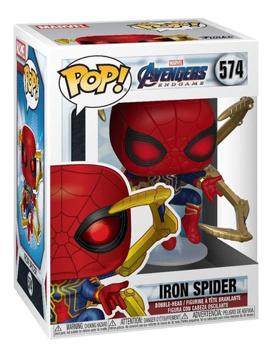 Funko Pop! Marvel: Avengers Endgame - Araña De Hierro Con Gu