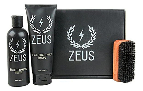 Zeus Basic Barba Y Bigote Kit De Aseo Sandalo