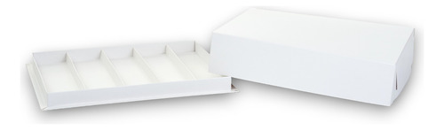 Caja Masas 1/2kg 5 Div (5,2cm) 25,5x19,5x6cm (x 36u) - 014b5