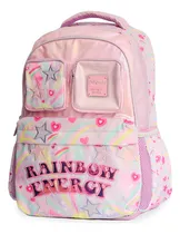 Comprar Mochila Mooving Quitapesares Rainbow Escolar De Espalda Color Rosa