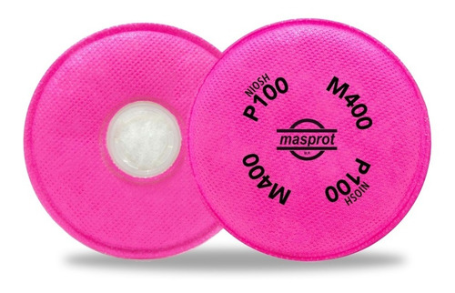 Filtro Masprot Pad M400 P100 Para Respirador M500 (par)