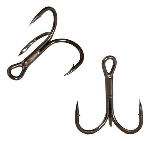Pack Anzuelos Triple#2 Reforzadosx4 Pesca Sierra/bonito 5psc