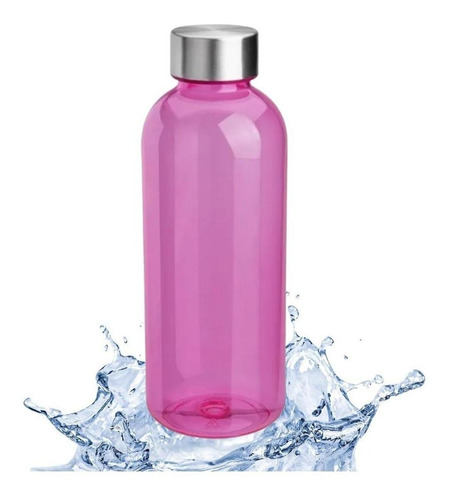 Botella Para Agua Squeeze 650 Ml Libre Bpa Sport - Coza Color Rosa