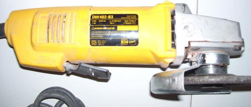 Esmeriladora Esmeril Angular Dewalt 4 1/2 Con Sus Manuales