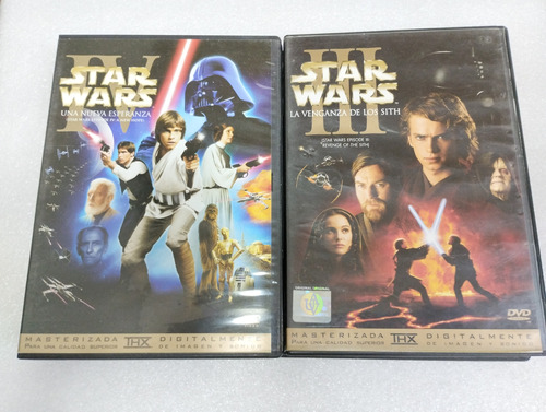 Dvd Lote Star Wars Ed De 2 Discos Trilogia Películas 