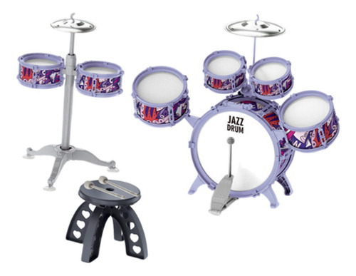 Ditdlers Jazz Drum Kit Cymbal Y Drumstick Desarrollo De