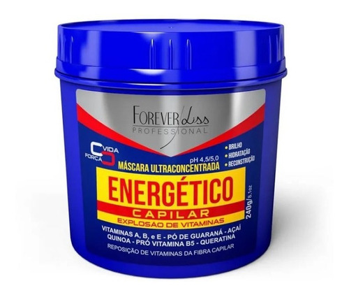 Máscara Energético Capilar Forever Liss 240gr