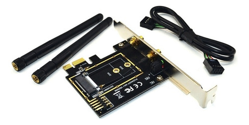 Adaptador Wifi M.2 Ngff Key A-e Riser Pci-e Compatible Con P