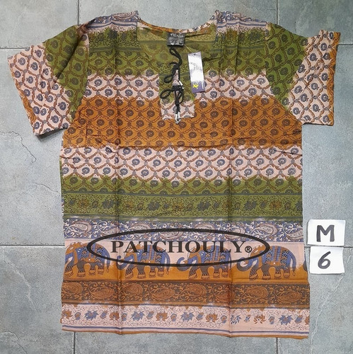 Imagen 4 de 7 de Blusa Maya Camisola India Hindu Artesanal Etnica 100%algodon