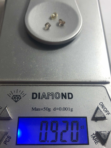 Diamante Bruto Natural 0,91 Cts (91 Pontos) Para Lapidar Branco