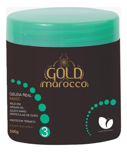 Máscara Gold Marocco 500 Gr Manga Rosa