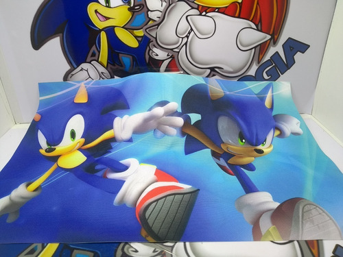 Flamula Infantil Personagens Meninos Desenho Sonic Sega