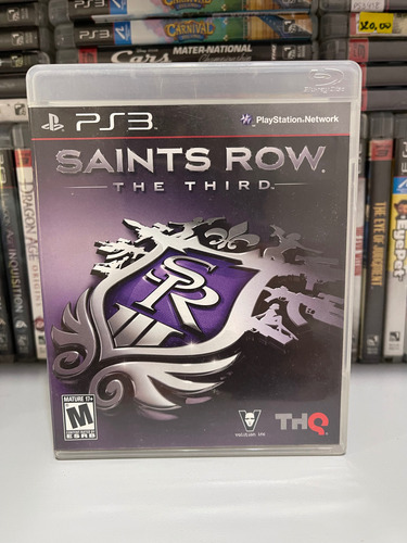 Jogo Ps3 Saints Row The Third Físico Original