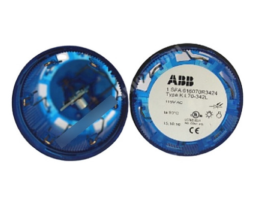 Faro Torreta Ind. Intermitente Azul Led Abb Kl70-342l