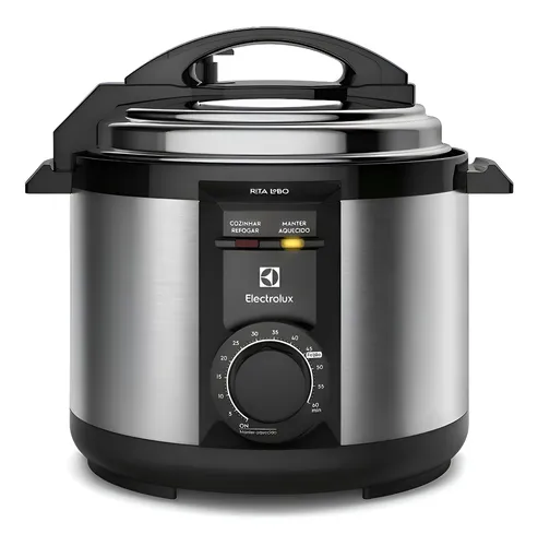 Panela de Pressão Elétrica Electrolux 5L Cor Inox Efficient por R...