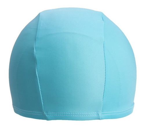 Gorro Natacion Para Adulto Tejido Poliester Color Azul