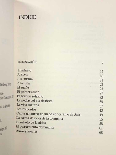 Imagen 3 de 4 de Giacomo Leopardi - Poesía - Antología - Batiscafo