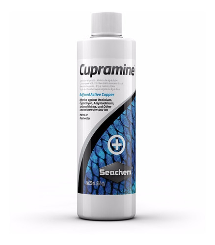 Cupramine 500ml Seachem Acuario Pecera Peces