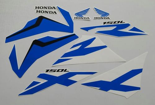 Kit De Calcomanias Honda Xr 150 2018 Roja