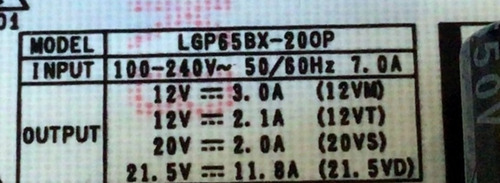 Fuente Lg Eay65768811 / Eax68999601 / Modelo Oled65bxpua (Usado)
