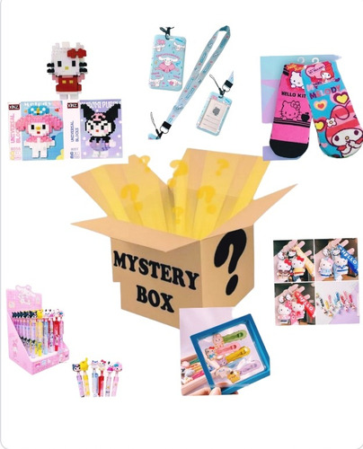 Mistery Box Caja Sorpresa Hello Kitty 7 Productos Sanrio