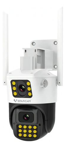 Câmera de segurança Vstarcam CS663dr de lente dupla de 3 mp, cor branca