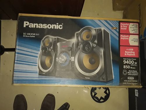 Equipo De Sonido Panasonic Mod. Sc Akx54