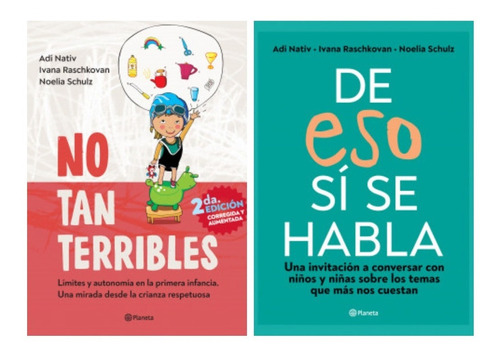 De Eso Si Se Habla + No Tan Terribles - Adi Nativ - 2 Libros