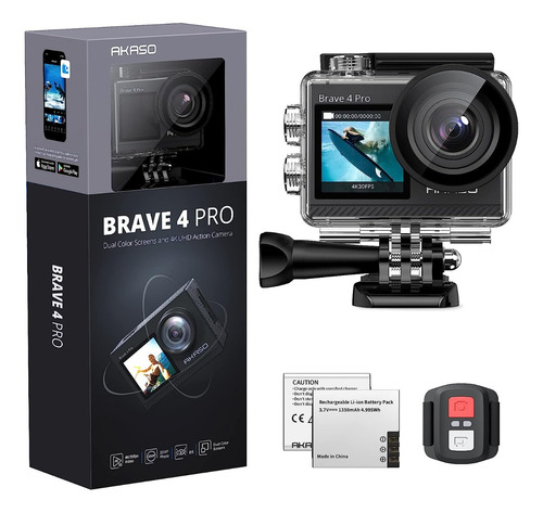 Camara De Acción Subacuatica Akaso Brave 4 Pro 4k30fps