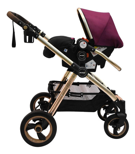 Coche Bebé Travel System 3 En 1 Avanti Moises Huevito Sunset