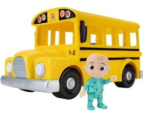 Cocomelon Yellow School Bus Ônibus Escolar Amarelo Com Som 