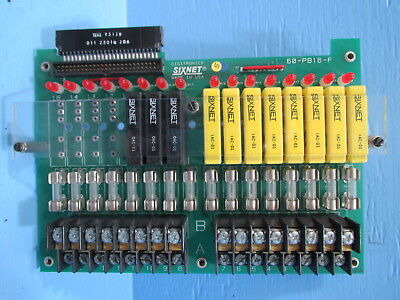 Sixnet 60-pb16-f Plc Board W Iac-01 & Oac-01 Relays Cb38 Qqk