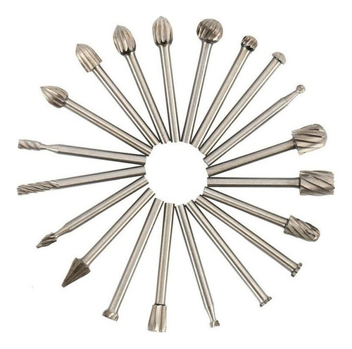 Kit De 20 Brocas De Carburo De Madera Para Dremel Mototool