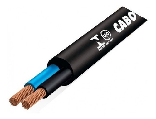 Cabo Pp Flexivel Duplo 2,5mm Com 2 Metros