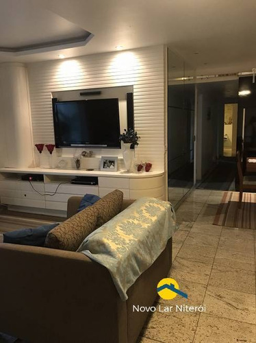 Imagem 4 de 15 de Excelente Apartamento Em Icaraí, Frente, Sol Da Manhã Com 145 M²,. - 117