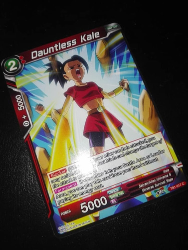 Dauntless Kale Carta Dragon Ball