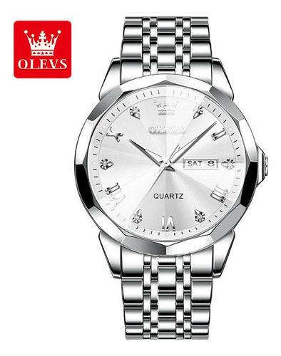 Reloj Analógico De Cuarzo Impermeable Para Hombre Olevs 9931
