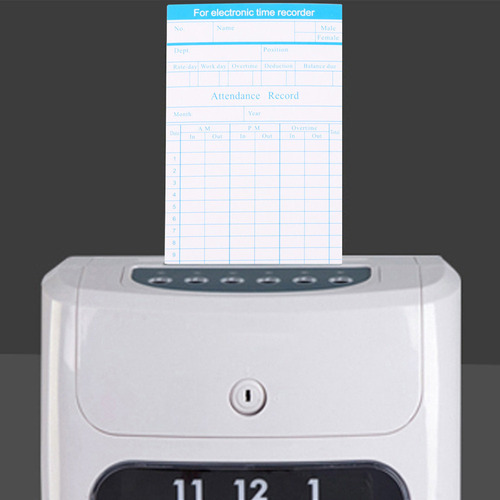 Cc Tarjetas Horarias Para Empleados Tarjeta De Asistencia,