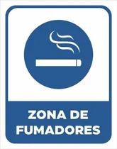 Comprar Cartel Zona De Fumador Medida 40 Cm Por 45 Cm Para Comercio E Industria, Fomentando La Organización Y El Cumplimiento Para Facilitar La Delimitación De Área Permitidas Para Fumar