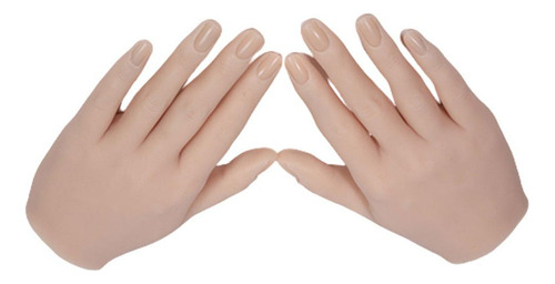 Practicar Uñas De Mano Suministros Falsas Manos Piel Blanca