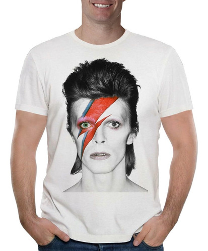 Remera David Bowie Aladdin Sane Rayo Hombre Purple Chick