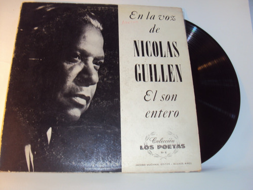 Vinilo Lp 132 En La Voz De Nicolas Guillen En Son Entero