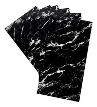 Comprar 10 Adesivo De Parede Mármore Revestimento 3d 30x60cm Promo Cor Preto
