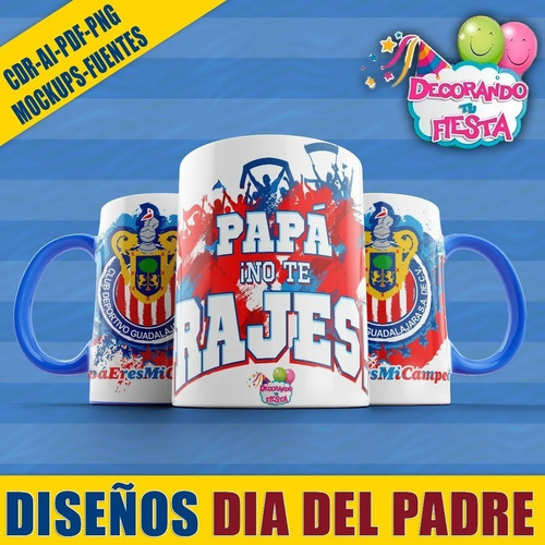 15 Plantillas Para Sublimar Tazas Dia Del Padre + Regalo